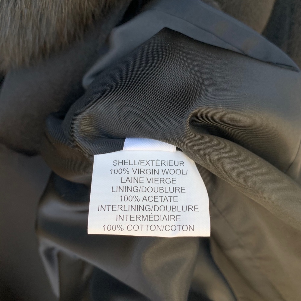 Dominic Bellissimo Fine Wool & Fox Collar Coat - Picture 13 of 14
